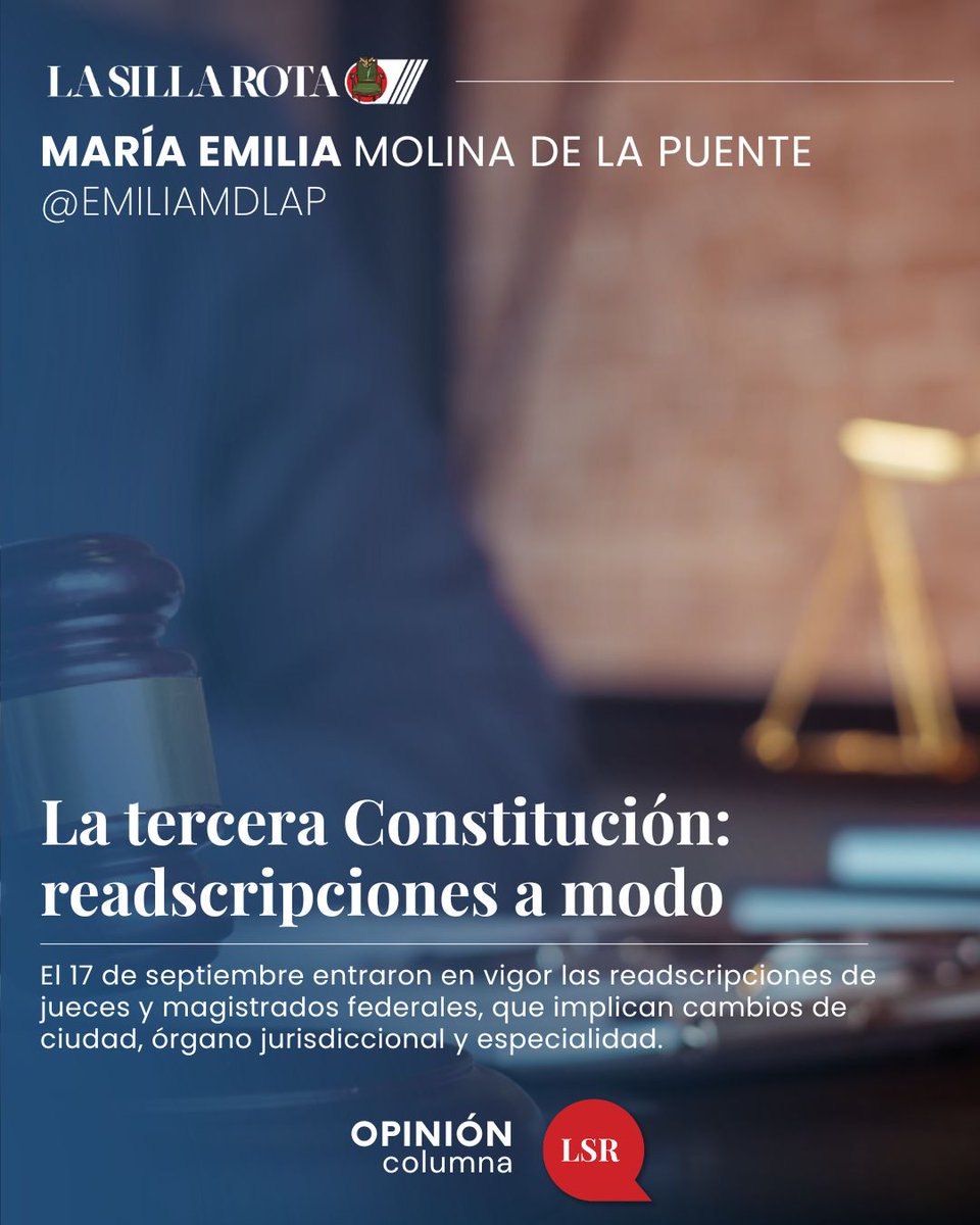 OpinionLSR's tweet photo. Lee la columna de María Emilia Molina “La tercera Constitución: readscripciones a modo”. ✍️ @EMILIAMDLAP #OpiniónLSR https://t.co/SZI8OiuN94 https://t.co/coQxLgXqUq