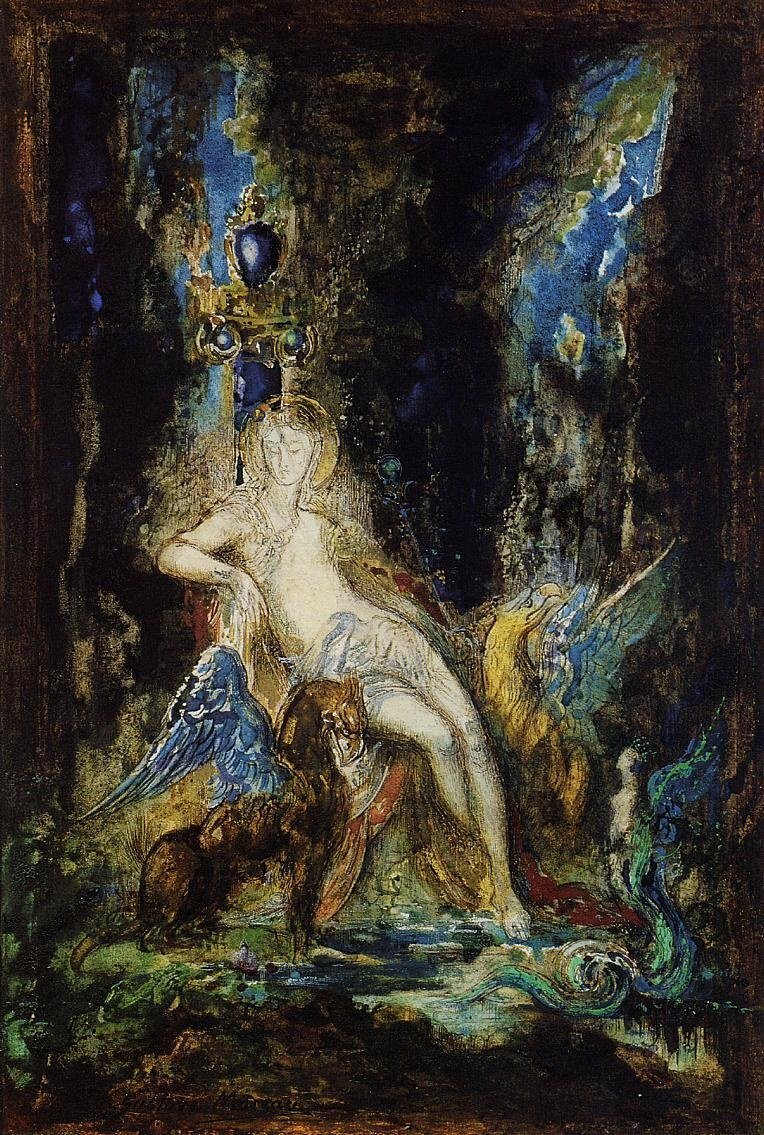gustave_moreau's tweet photo. Fairy and Griffon #artbots #moreau https://t.co/eEpQJTibeO