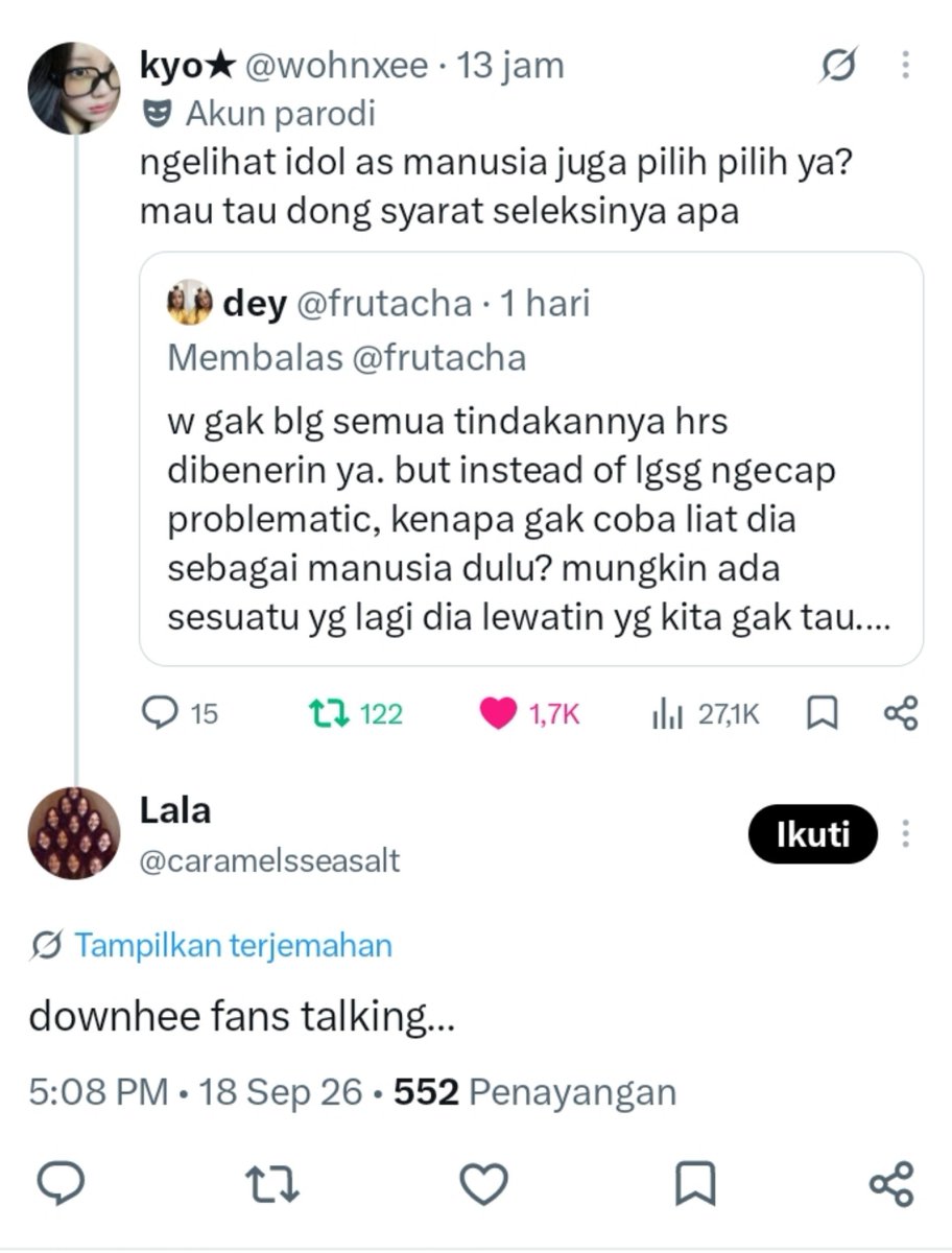 _MAGNETICK_'s tweet photo. Diatasnya ngomongin MENTAL HEALTH, tapi dibawah malah ngatain seenaknya idol lain sampe jadi ableist. Mangkanya aneh kalo Mys ngomongin mental health karena kelakuannya tiap hari ngatain Wonhee kayak gini. https://t.co/jFRTWBeizj