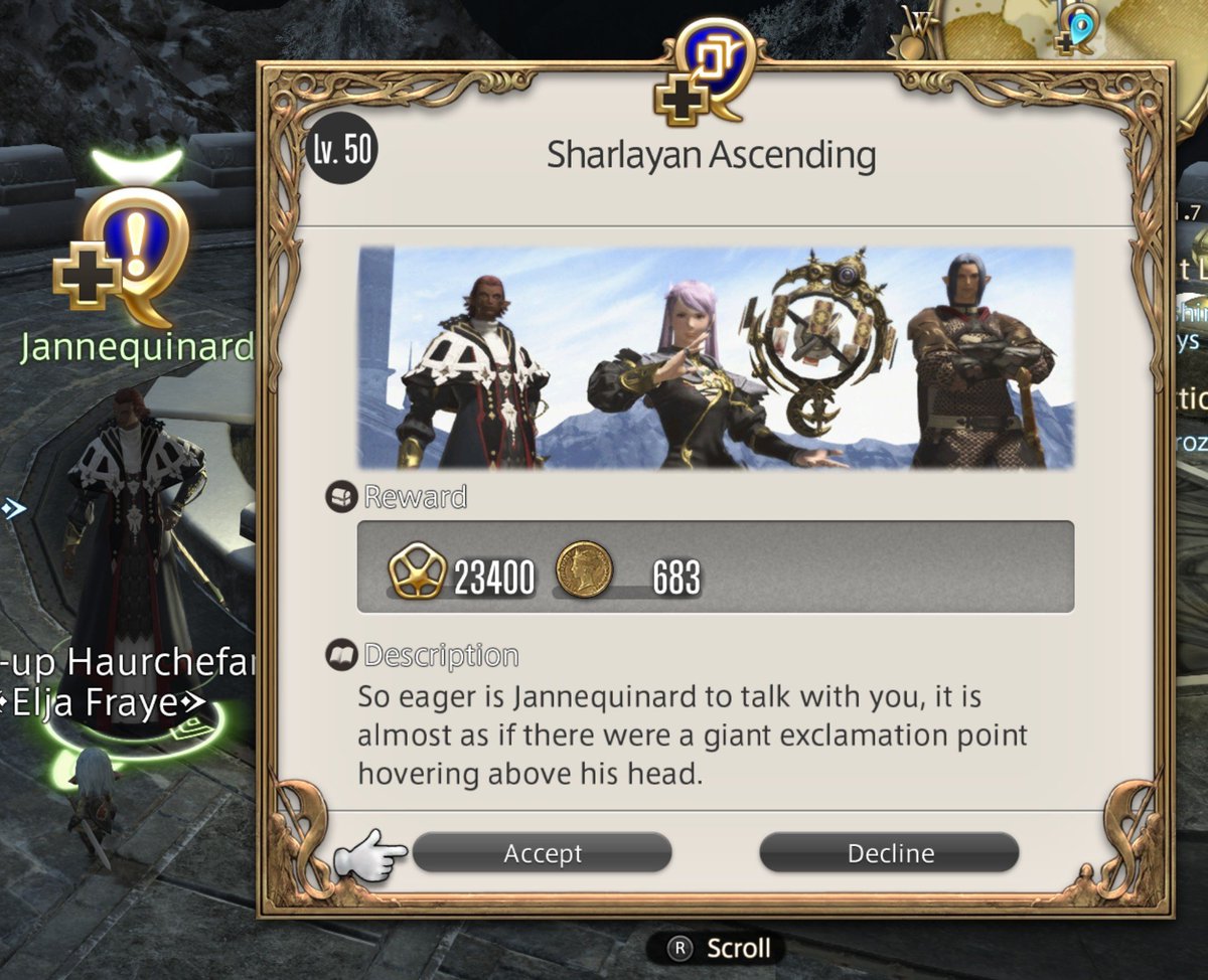crematedhope's tweet photo. There's an argument to be made that this is the best quest description https://t.co/5zMtpMYCx7