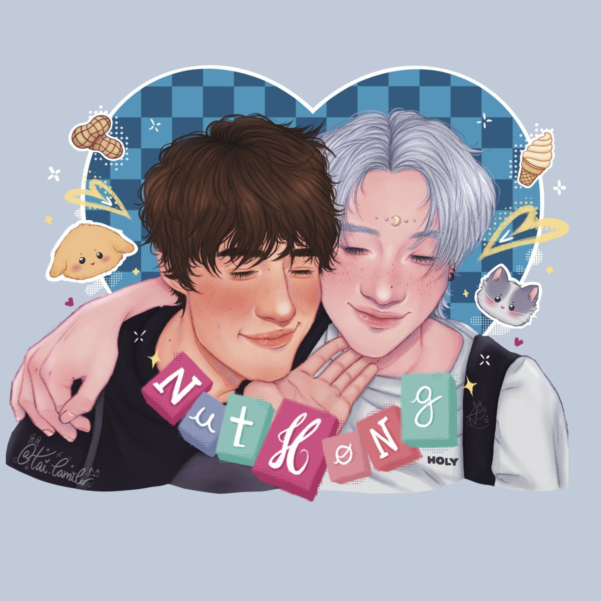 Tai_Camilo_'s tweet photo. ⊹ֽ๋🐶ֺֺ༷ NutHong ⊹ֽ๋🐱ֺֺ༷𖥔 ݁ ˖
ᯓ★ Fanart 🥜🍦.𖦹๋࣭⭑.
#NutHong #nnutdan #hongshihoshi #นัทฮง https://t.co/B80vA9Z4QQ