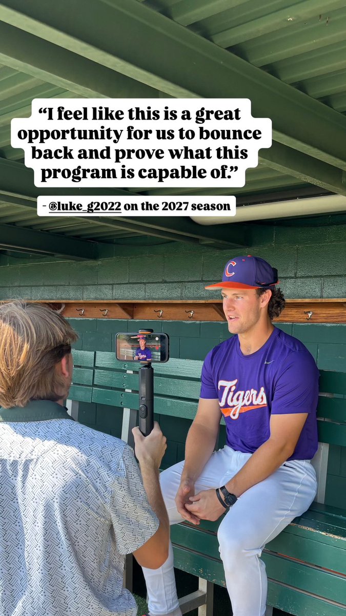 ClemsonBaseball's tweet photo. What they're saying on the first day of #FallBall. https://t.co/qzLKtBCNvs