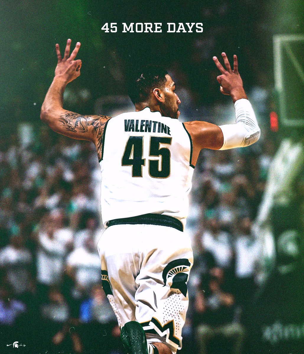 MSU_Basketball's tweet photo. Another day closer 🏀 https://t.co/P8r0derwj8