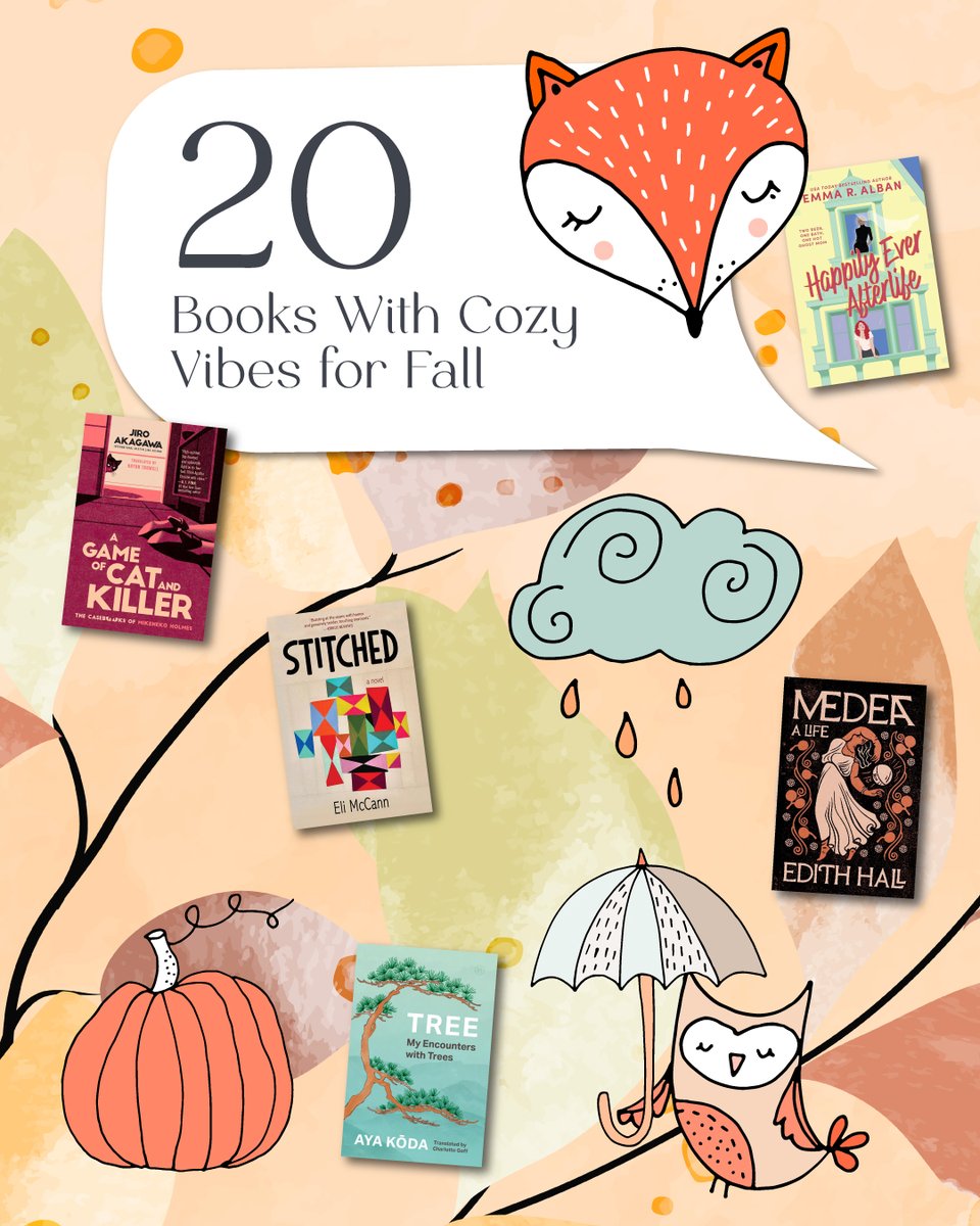 KirkusReviews's tweet photo. Hello, fall: These reads are the perfect companions for cozy season. 🍂  
https://t.co/407EHvWinM https://t.co/QNRqYOb21a