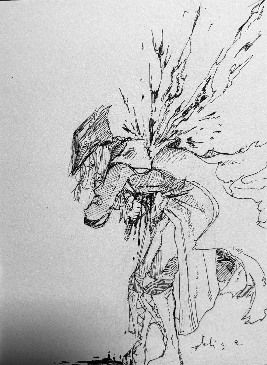 Misalpt28's tweet photo. day4 Maria  #Bloodborne https://t.co/dyL9xAMCPC