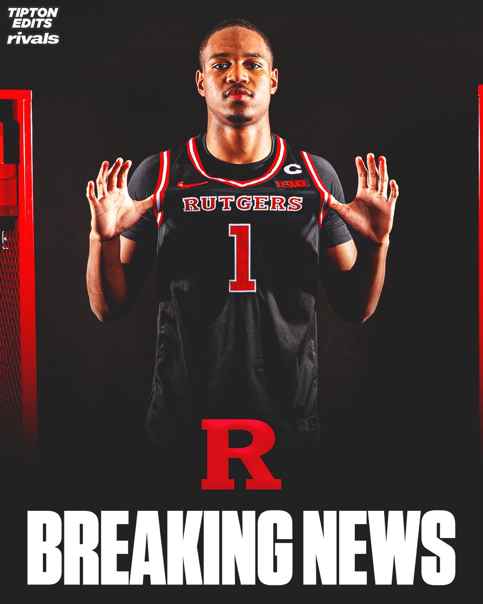 JoeTipton's tweet photo. 4⭐️ Korey Francis has committed to Rutgers, source told @Rivals. 

The 6-3 point guard is the No. 108 overall recruit in the 2027 class, according to Rivals. 

https://t.co/drxsKn8Kum https://t.co/ZiUD6hofVP