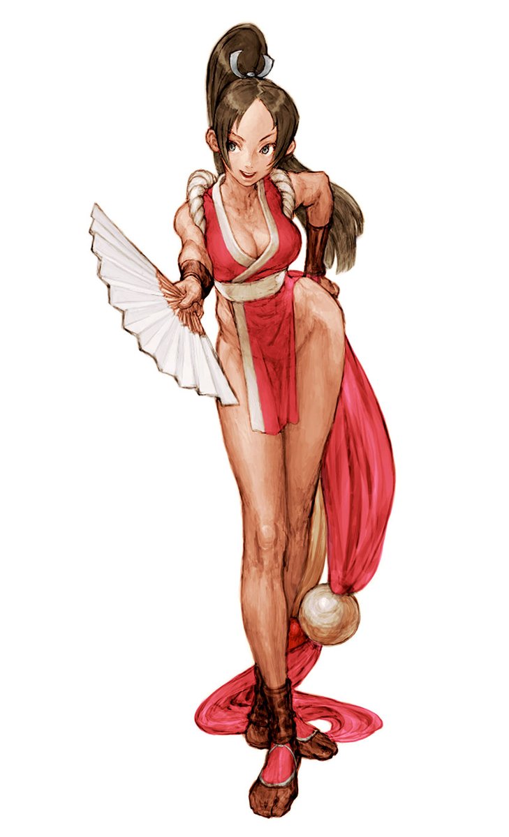 creativeuncut's tweet photo. Iori Yagami, Mai Shiranui, Geese Howard, and Kim Kaphwan from Capcom vs. SNK: Millennium Fight 2000 by artist Kinu Nishimura. 

More art from the game: https://t.co/Hir2pv1B41 https://t.co/DofIIu0RnD