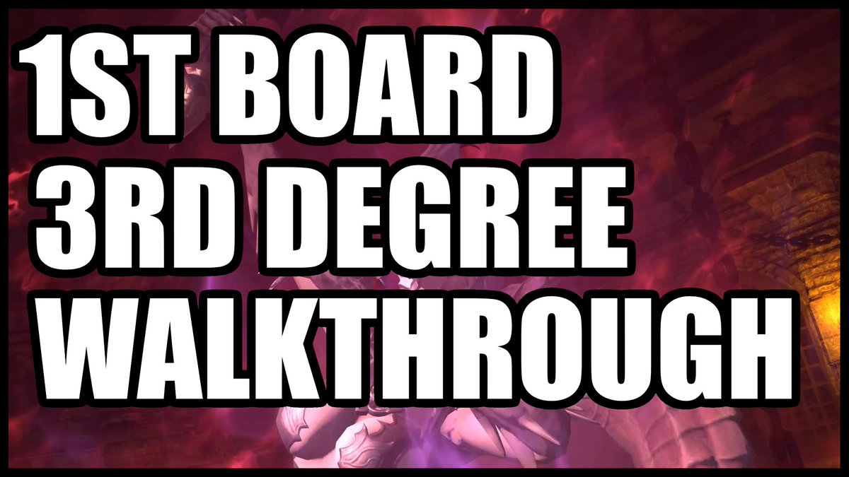 AzuriteTV's tweet photo. 1st board of the unbroken, third degree walkthrough! a new series of walkthroughs! If I can clear all the stages myself... https://t.co/RiGHWGRWBp https://t.co/AziDsKmVH1