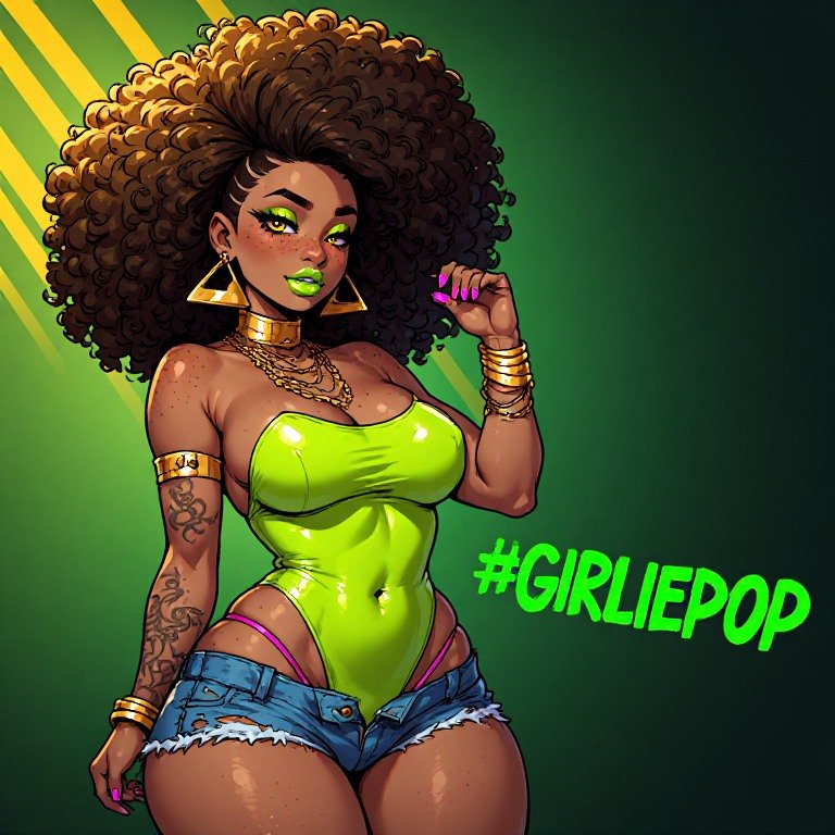 Seleneslops's tweet photo. OMG! Time to meet the DRUMMER! This is Gaia, and she RULES! Big beautiful black baddie alert ⚠ ✨️🤭
#Girlieslop https://t.co/infx2mmjum