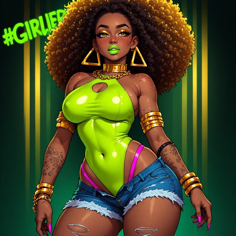 Seleneslops's tweet photo. OMG! Time to meet the DRUMMER! This is Gaia, and she RULES! Big beautiful black baddie alert ⚠ ✨️🤭
#Girlieslop https://t.co/infx2mmjum