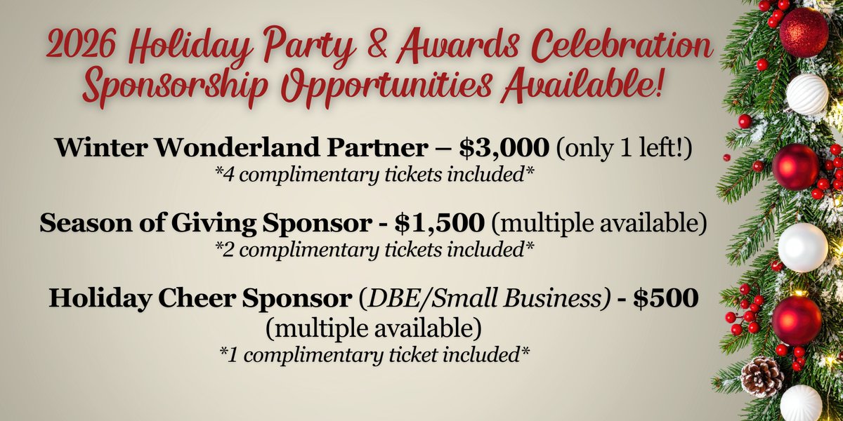 wtsdcchapter's tweet photo. The WTS-DC Holiday Party &amp; Award Celebration is on December 1, 2026, at the National Press Club in DC!

Interested in sponsoring? Contact Shelley Johnson at shelley@epsteincreative.com https://t.co/rZL8ddLxi4
