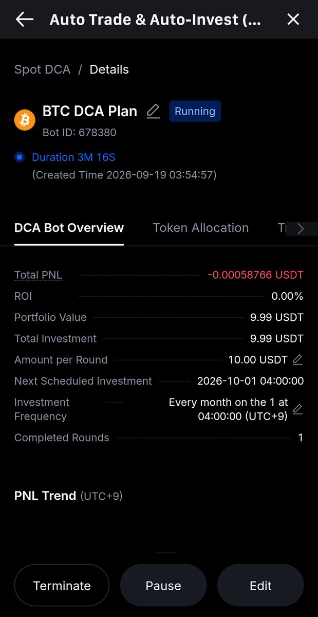 fpemdnjs01's tweet photo. @Alpha_MEXC DCA Screenshot ✅   
MEXC UID: 90884091  #MEXC https://t.co/6JeA9XKdm3