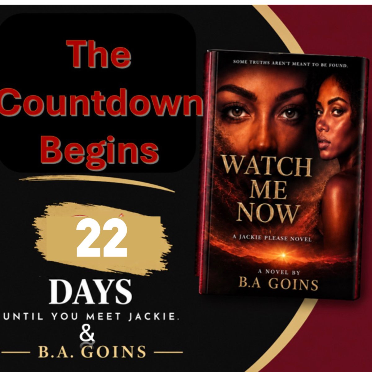BAGoins72's tweet photo. 📖 The Countdown Is On
On October 10th, join us to meet B.A. Goins, the woman who created Jackie Please #book #reading #author https://t.co/RJICpHNIuD