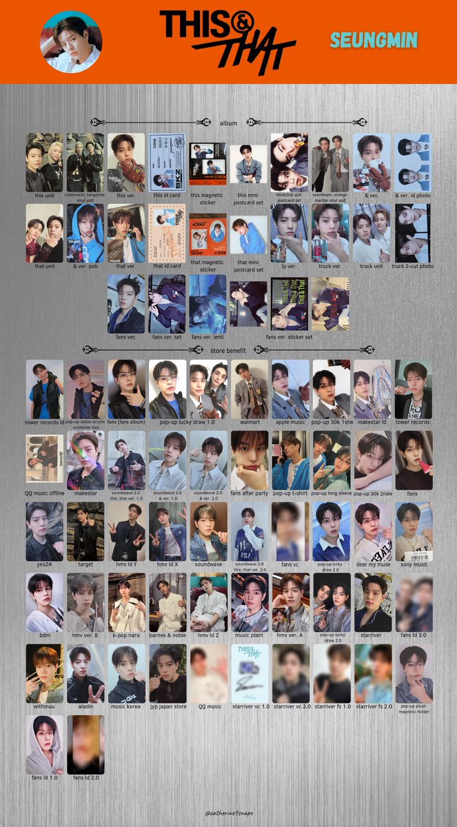 catherine9snape's tweet photo. 스트레이키즈 Stray Kids This &amp; That photocard wishlist . template updated 

Good quality: https://t.co/icwMgyPyb4 
This&amp;That 한 Han 필릭스 Felix 승민 Seungmin I.N. https://t.co/OB5SQVmlq1