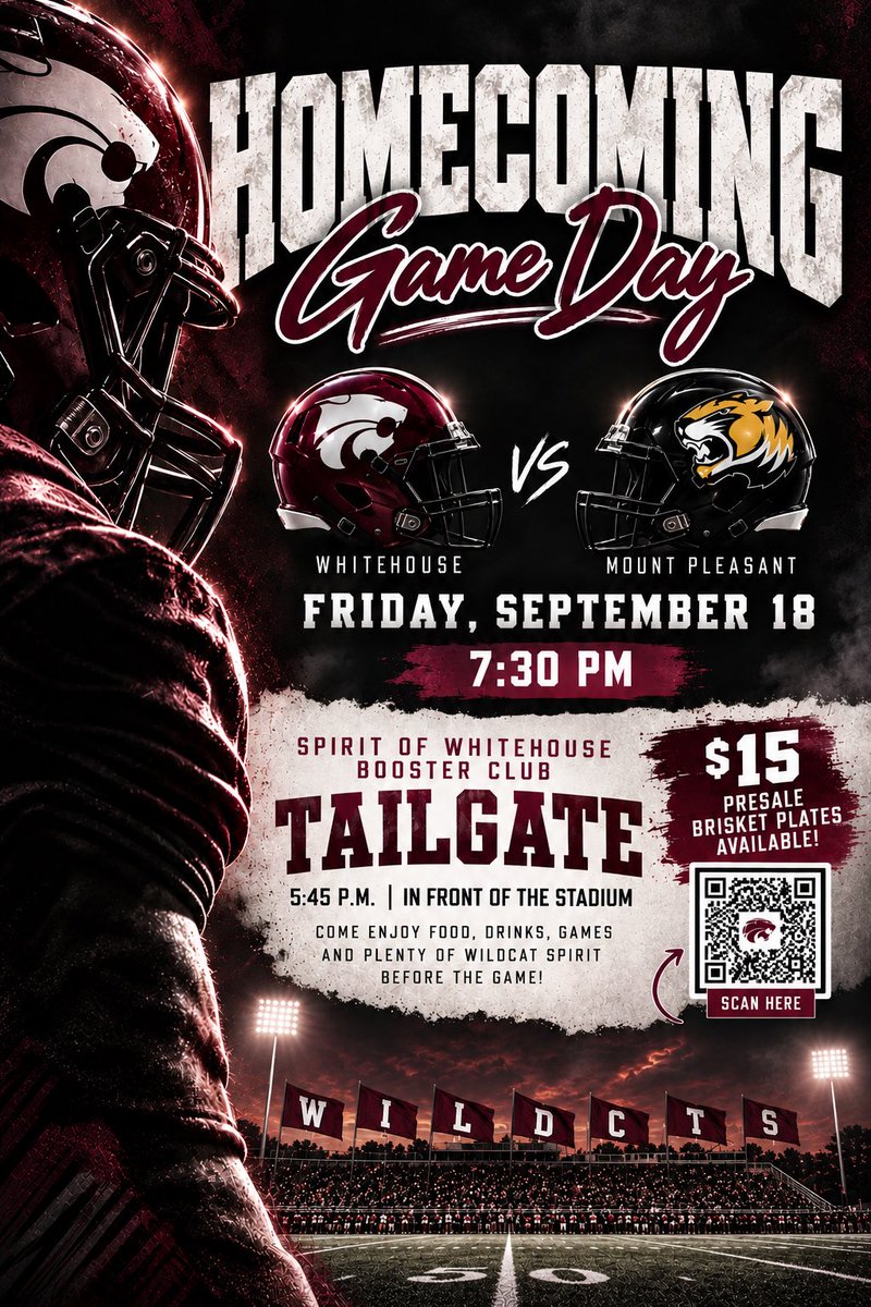 WHSTX_Football's tweet photo. See you at 7:30🫡
#ProtectTHEHouse🐾 https://t.co/54UUhxPnhc