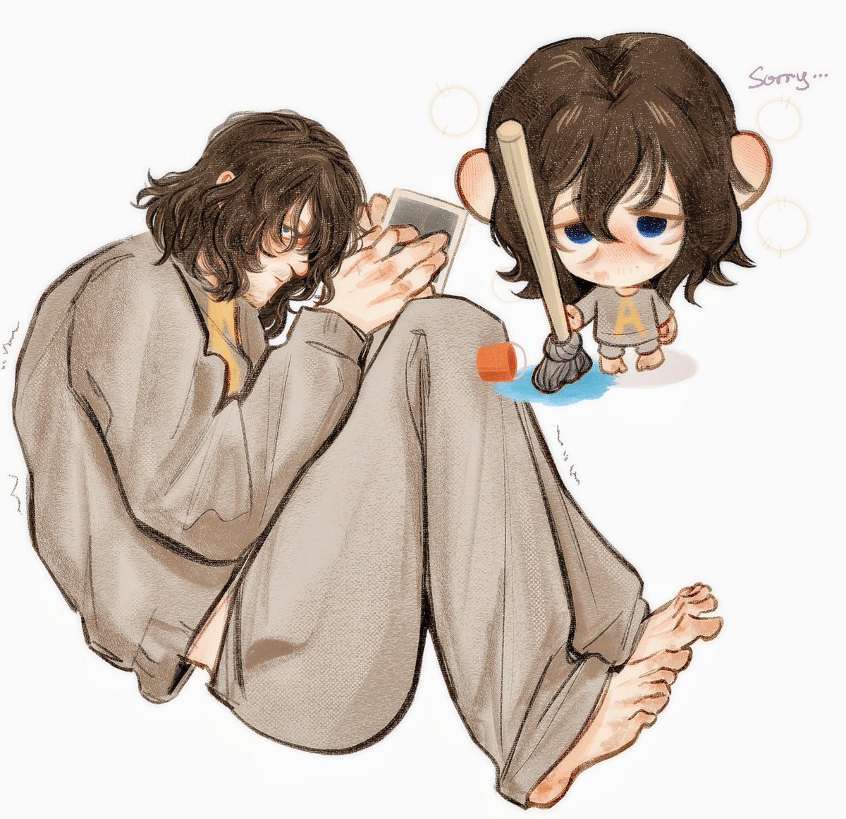 fluffyfurface's tweet photo. let’s eat dog food for dinner #daryldixon https://t.co/zGL1ALZPen