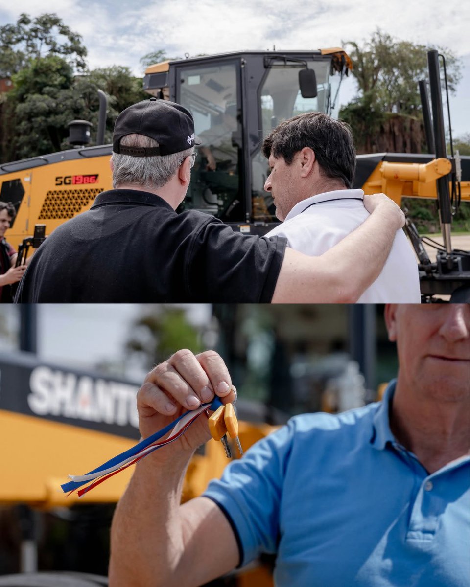 passalacquaok's tweet photo. Porque un camino en condiciones no es solo un camino. Es el productor que llega a su chacra, el docente que llega a la escuela, el promotor de salud que llega a un CAPS y una familia que puede transitar todos los días.

Seguimos trabajando junto a nuestros municipios, poniendo recursos donde hacen falta y acompañando a nuestra gente.