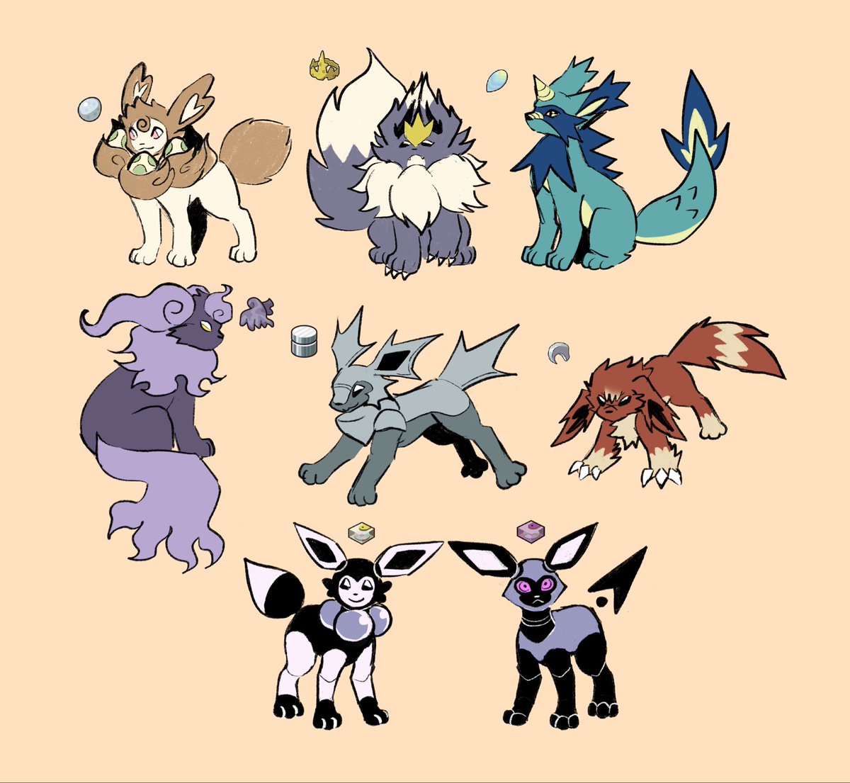 RIBUST0L's tweet photo. Eevees… https://t.co/NIFUIMQrND
