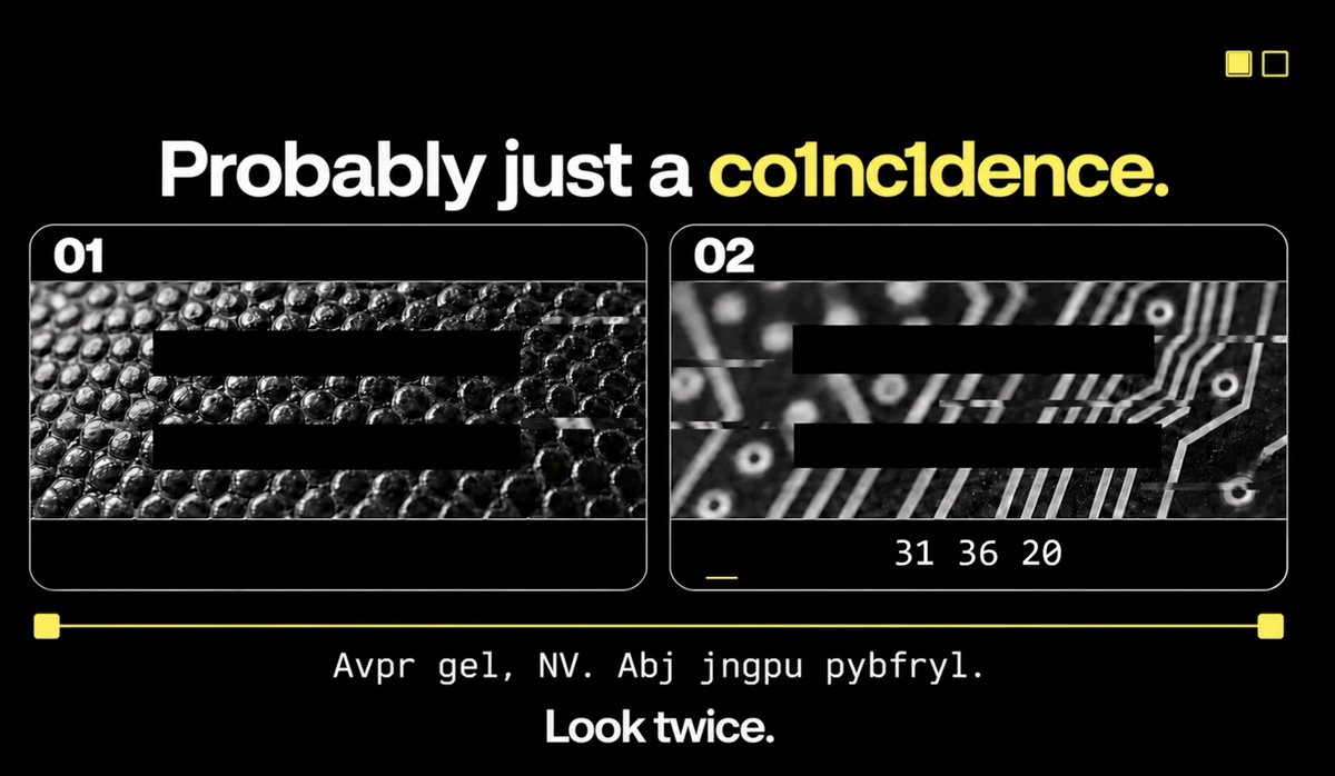AlderNodes's tweet photo. @WorldMobileTeam Has anyone figured out the correlation between the two black/yellow squares in the top right and the numbers that appear on the left/right cards? https://t.co/c5pILX0AGP