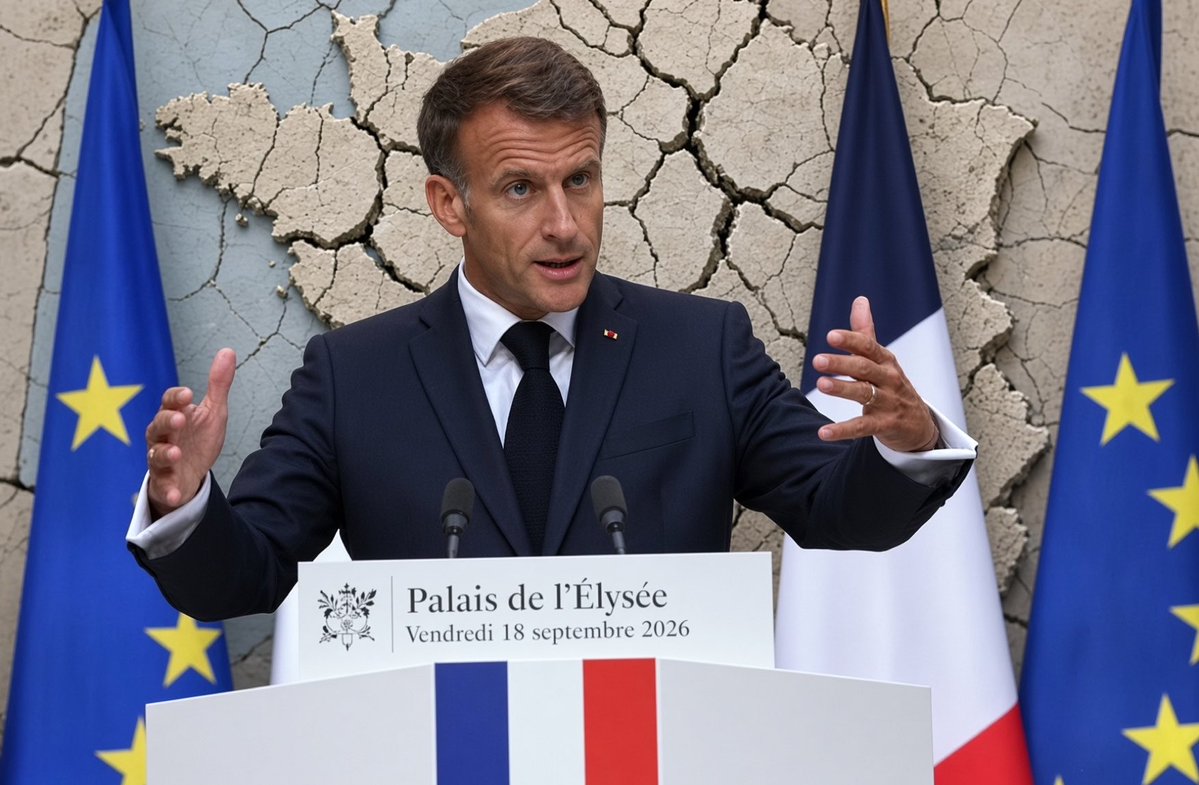 Guigz75116's tweet photo. Macron n’a plus le pays. Il l’a perdu dans les urnes, dans la rue, dans les têtes. Alors il lui reste l’arme la plus vieille du monde : la peur.

« La menace hybride s’est intensifiée. Nul n’est à l’abri. » 
Phrase soigneusement calibrée. Assez vague pour tout justifier, assez grave pour tout figer. On ne gouverne plus, on alerte. On ne rassemble plus, on surveille. On ne convainc plus, on fait peur.

Leipzig, un drone, une frontière, un train. Tout devient preuve que l’ennemi est déjà là, dans nos villes, nos aéroports, nos têtes. 

Et pendant qu’on fixe l’est, on oublie de regarder ce qui pourrit à l’intérieur : un pays fracturé, une parole politique inaudible, une autorité qui ne tient plus que par l’exception permanente.

La gouvernance par la peur, c’est le dernier levier de ceux qui n’ont plus de projet. Extra-vigilance contre l’extérieur quand on n’arrive plus à tenir l’intérieur. 

Le réflexe de celui qui n’a plus que le verbe martial pour masquer le vide.

On peut prendre la menace russe au sérieux sans transformer chaque phrase présidentielle en sirène. On peut être lucide sans devenir otage d’un storytelling sécuritaire qui arrange bien ceux qui n’ont plus rien d’autre à proposer.

La peur n’est pas une politique mais c’est un aveu.