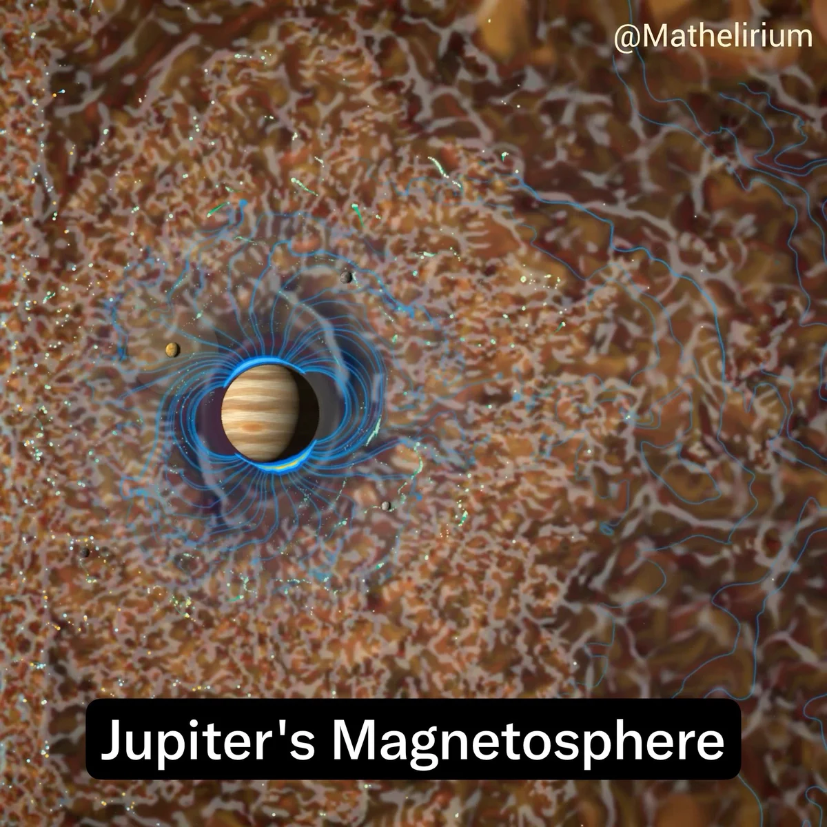 A simulation of Jupiter's magnetosphere, this time using the full ...