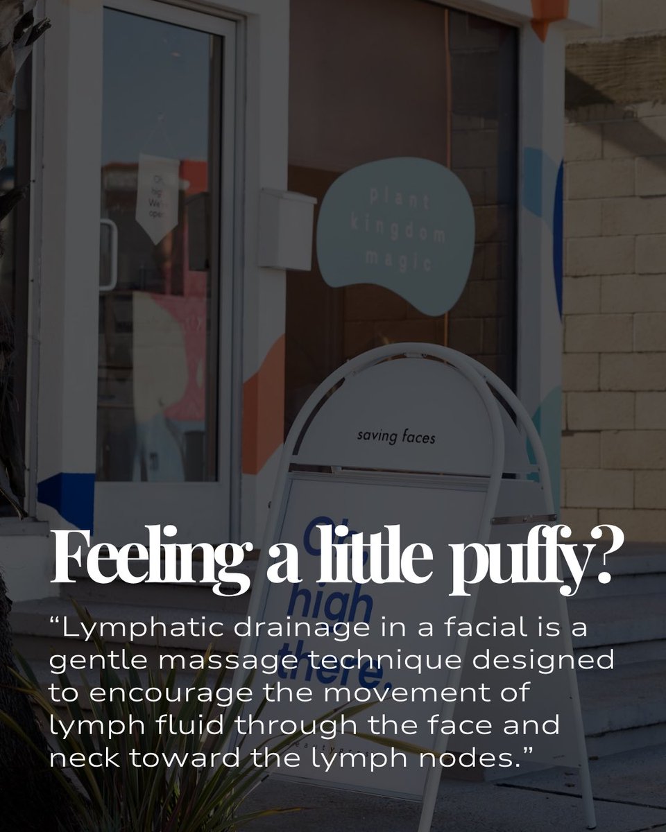 SavingFacesSkin's tweet photo. Feeling puffy or looking a little tired? Your skin might be asking for some lymphatic love. 🌿✨ https://t.co/UL5soQHwsc
