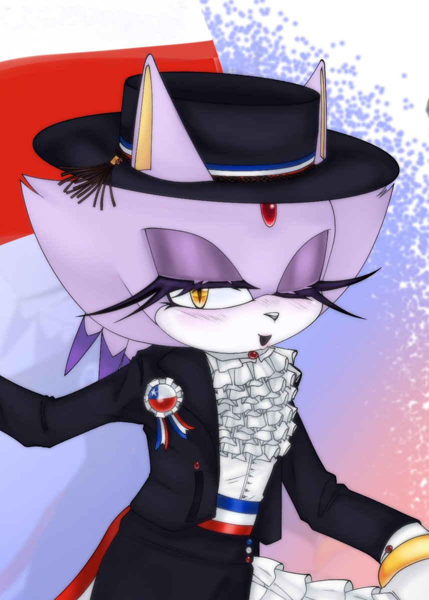 CutieBigKitty's tweet photo. ¡Felices Fiestas Patrias! Hoy vengo con este lindo dibujo de Blaze the Cat, ¡vestida con un traje de Huasa Chilena! 🇨🇱
(Si desean apoyarme en TikTok)
https://t.co/FJYvgktAb7
(Mi canalcito de WhatsApp)
https://t.co/kNLL1y5dP5

#Chile #18deSeptiembre #blazethecat https://t.co/xC7BuK0sSX
