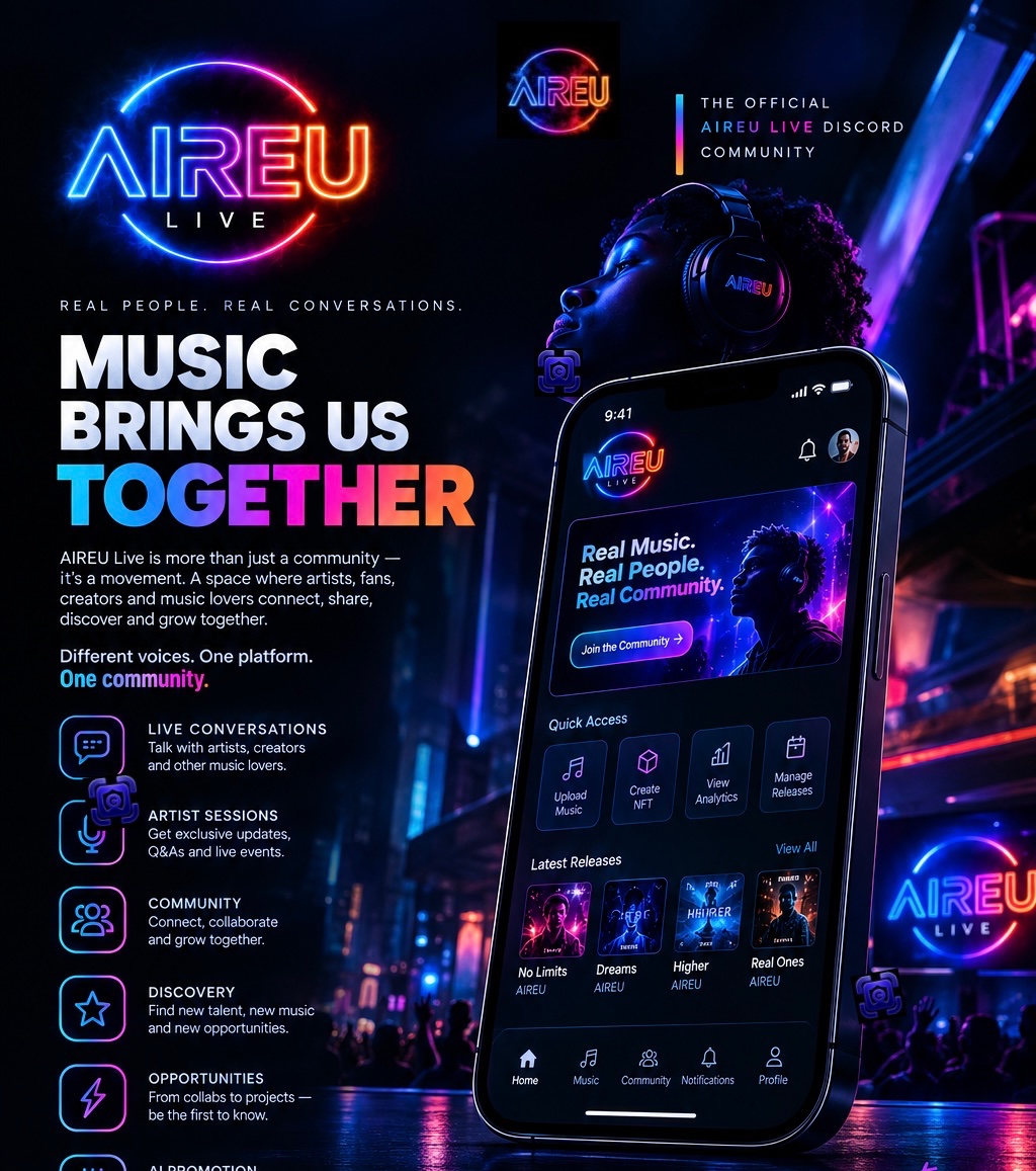 aireulive's tweet photo. A finished record can make the process look simple.

But behind every song are artists, producers, writers, engineers, managers and countless creative decisions.

Music is collaborative.

Every contributor has a story worth hearing.

#MusicIndustry #AIREU #ChainDistro https://t.co/OiPBlCBH4w