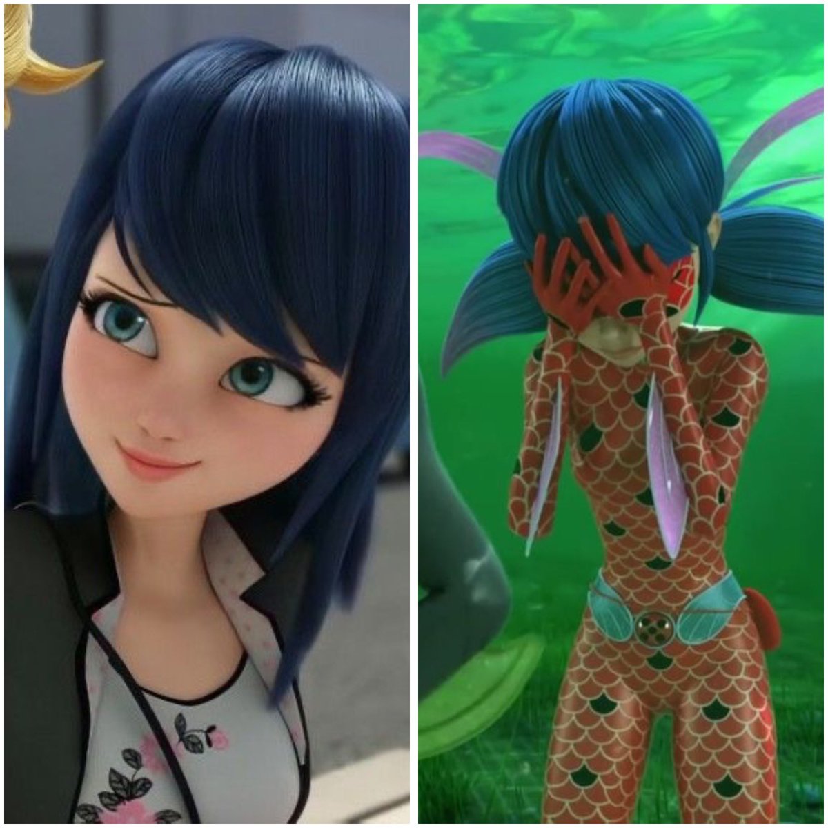 buttercupss67's tweet photo. when marinette has a different hairstyle it means she’s about to face something scary… https://t.co/Cf8Zlcadrg