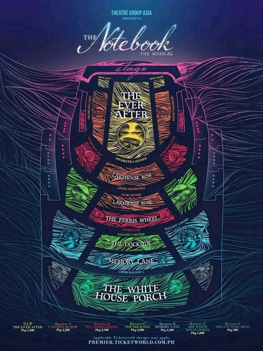 Bomi0787's tweet photo. FOR SALE WTS LFB 
THE NOTEBOOK MUSICAL TICKETS IN MANILA 
   Available sections;
     - Reserve A_lakehouse Row
     -Reserve B_The ferris wheel
     -Reserve C_The dosckside
     -Reserve D_Memorylane
     -Reserve E_ The house porch
Dates;
   
   September 19&20
 Last 2 days of the concert nalang po .

Message me if interested pls 
ENJOY!!

#TheNotebookMusical #TheNotebookanila  #MusicalTheatre #ManilaTheatre #TicketPH