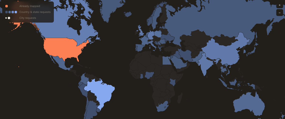 m_adams's tweet photo. The whole world wants a Gov Graph. In two days, we've gotten requests for 43 cities, 30 states, and 57 countries.

This will become the default view of government, and eventually we'll wonder why we ever did it differently. https://t.co/kWPMEsTZCE https://t.co/C5wc932Sey