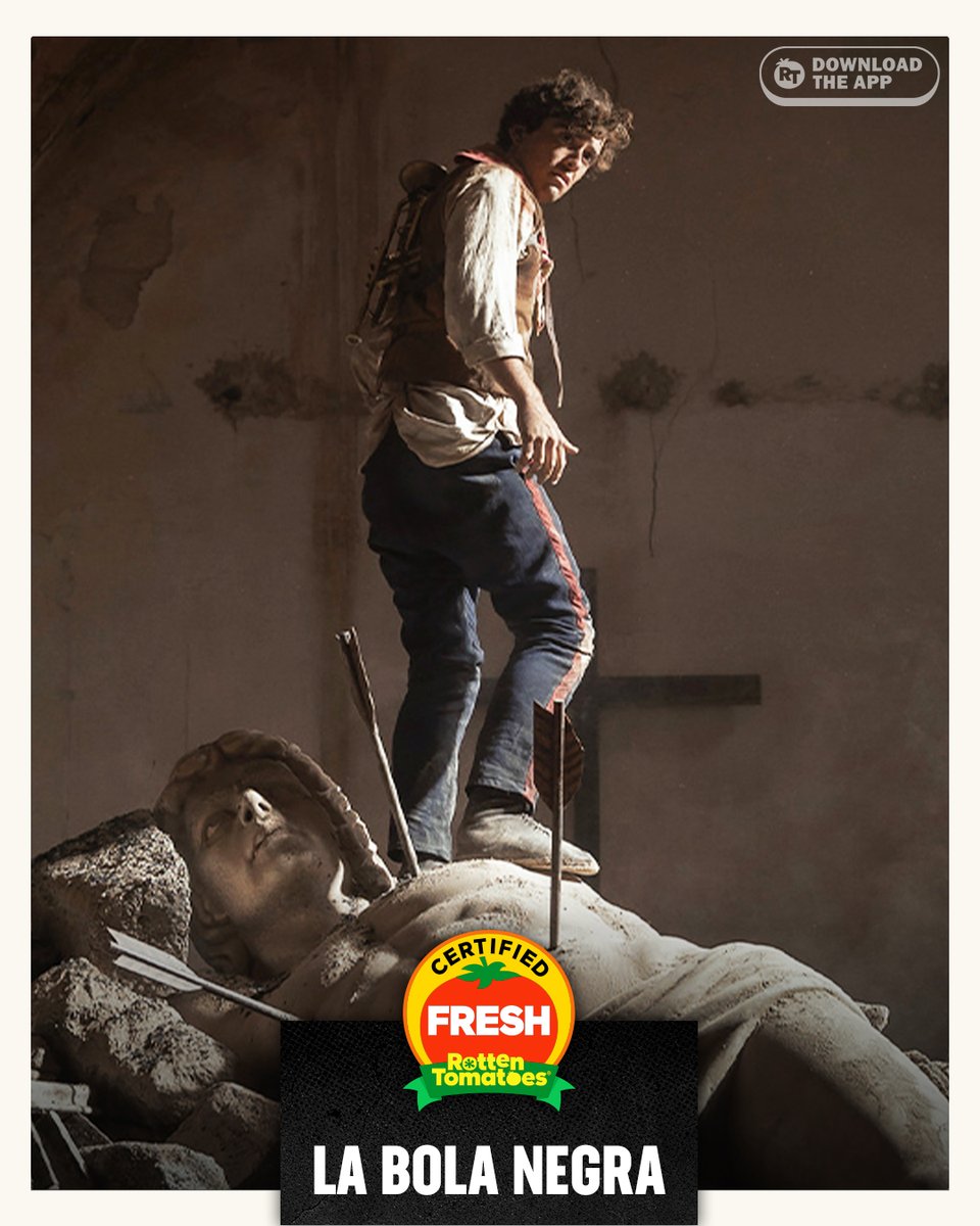RottenTomatoes's tweet photo. #LaBolaNegra is Certified Fresh at 91% on the Tomatometer, with 43 reviews: https://t.co/KAyTdLZkJx https://t.co/xJlL0ArlOh