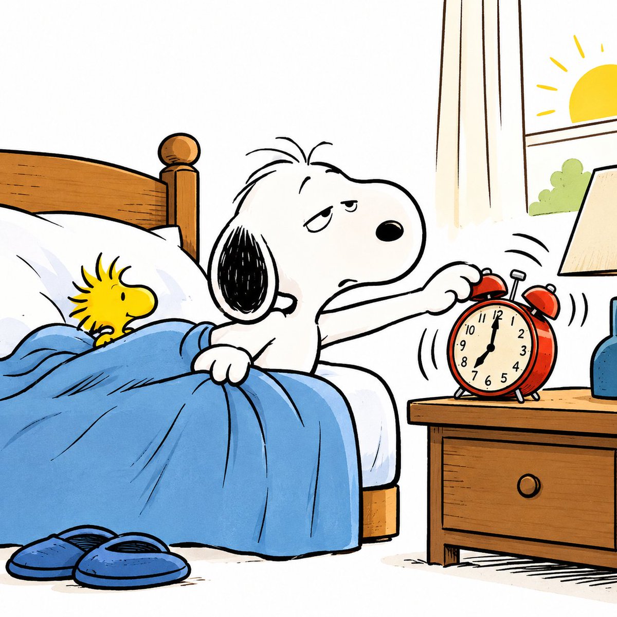 Anklebiters0904's tweet photo. Good morning… I guess. 😴😂 https://t.co/h6Pl47lulJ