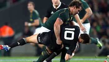 BrendonWessels's tweet photo. Hi Nz fans, you’re complaining about the ref. Remember when this tackle was a yellow card. The dildo of consequences rarely comes lubed 😂😭 https://t.co/kPMKOykZQk
