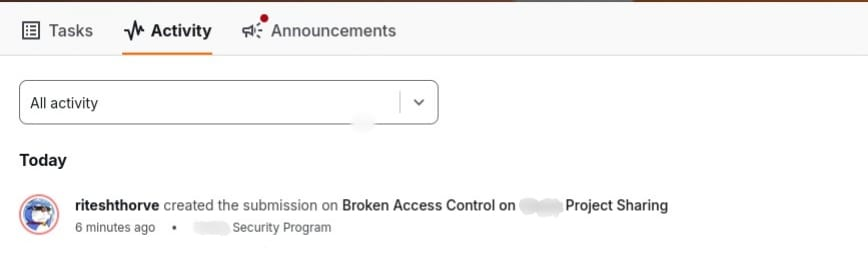 MiniDoraem0n's tweet photo. Just submitted a Broken Access Control vulnerability related to Project Sharing. @Bugcrowd 

#BugBounty #Bugcrowd https://t.co/VQuHQSsR4z