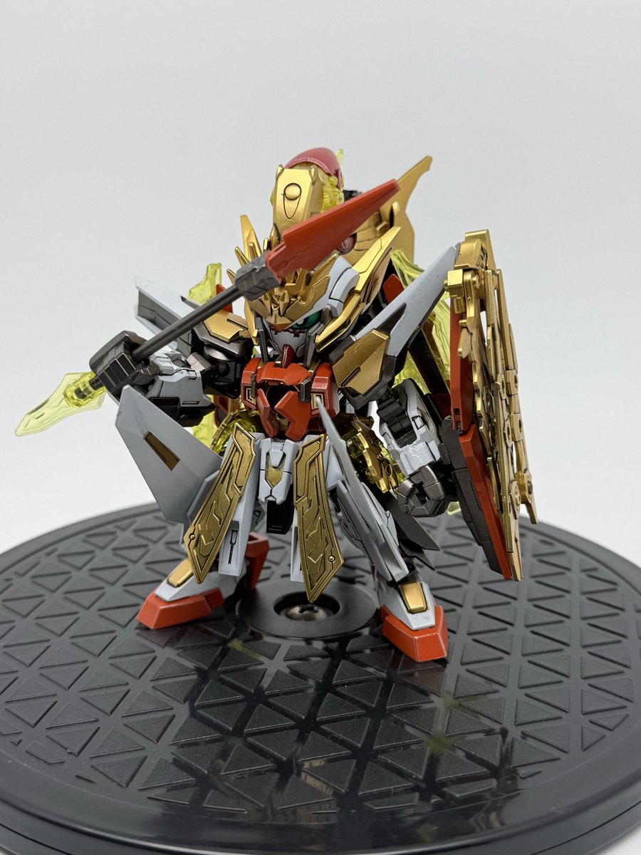 Alp00161702's tweet photo. 凌統ガンダムキュリオス完成圖，よろしくお願いします😁😁

#凌統ガンダムキュリオス
#ガンダムキュリオス
#ガンプラ
#ガンプラ好きと繋がりたい
#ガンプラ素組み
#SDガンダム
#三国創傑伝
#SDCS https://t.co/t2pVtmeAuy