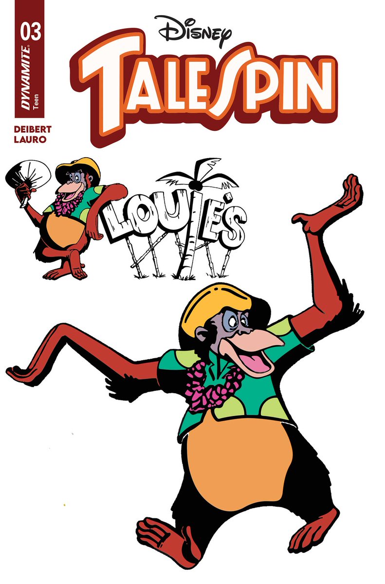 DynamiteComics's tweet photo. Monday is the Final Order Cutoff for Disney: TaleSpin #3 from Amanda Deibert and Carlo Lauro. Look for the covers by Carlo Lauro, Cat Staggs, and a Character Design cover. Also look for the virgin variants.
#disney #talespin #amandadeibert #carlolauro #catstaggs
https://t.co/rp6LPSc9dr