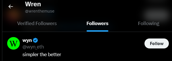 WhiteSquareSol's tweet photo. @wrenthemuse @bankrbot followed by @musebooklol and @wyn_eth 

0xe5dd48c34780f73cd98a68938ae7b75a1a358ba3 https://t.co/QWZOok1RX0