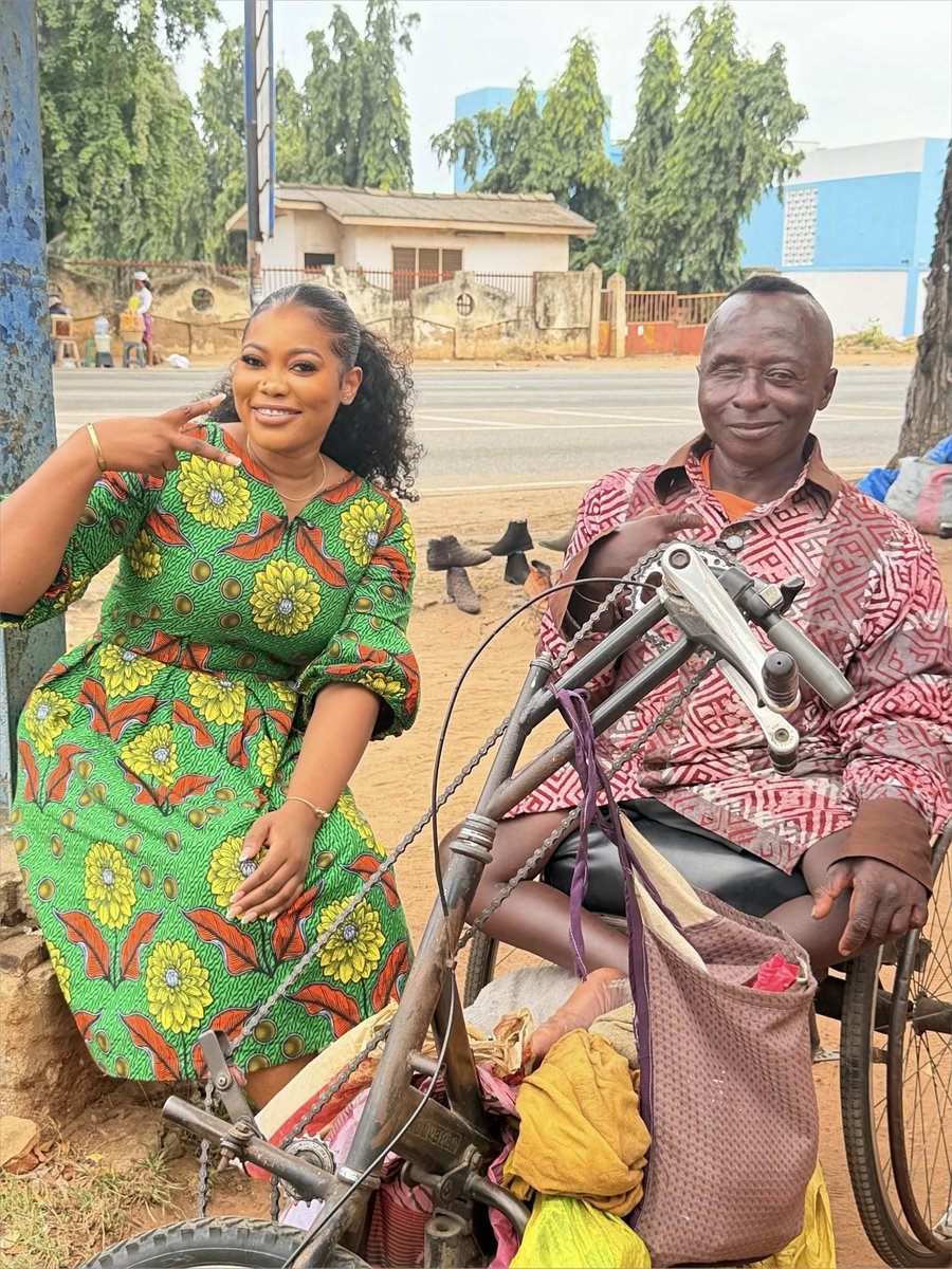 AwisiDede's tweet photo. Meet 60-year-old Christian, popularly known as “Brazil.”

He lost his ability to walk at age 4 after receiving an injection while being treated for measles at 37 Military Hospital. Months later, he also lost one eye.

Christian has a gift of  repairing things like TVs, radios, bicycles and more. He is currently homeless and needs any form of assistance.🙏🏻

He doesn’t have a phone, but if you’d like to support him, you can send a text to 0246603767 for information on how to reach or assist him.