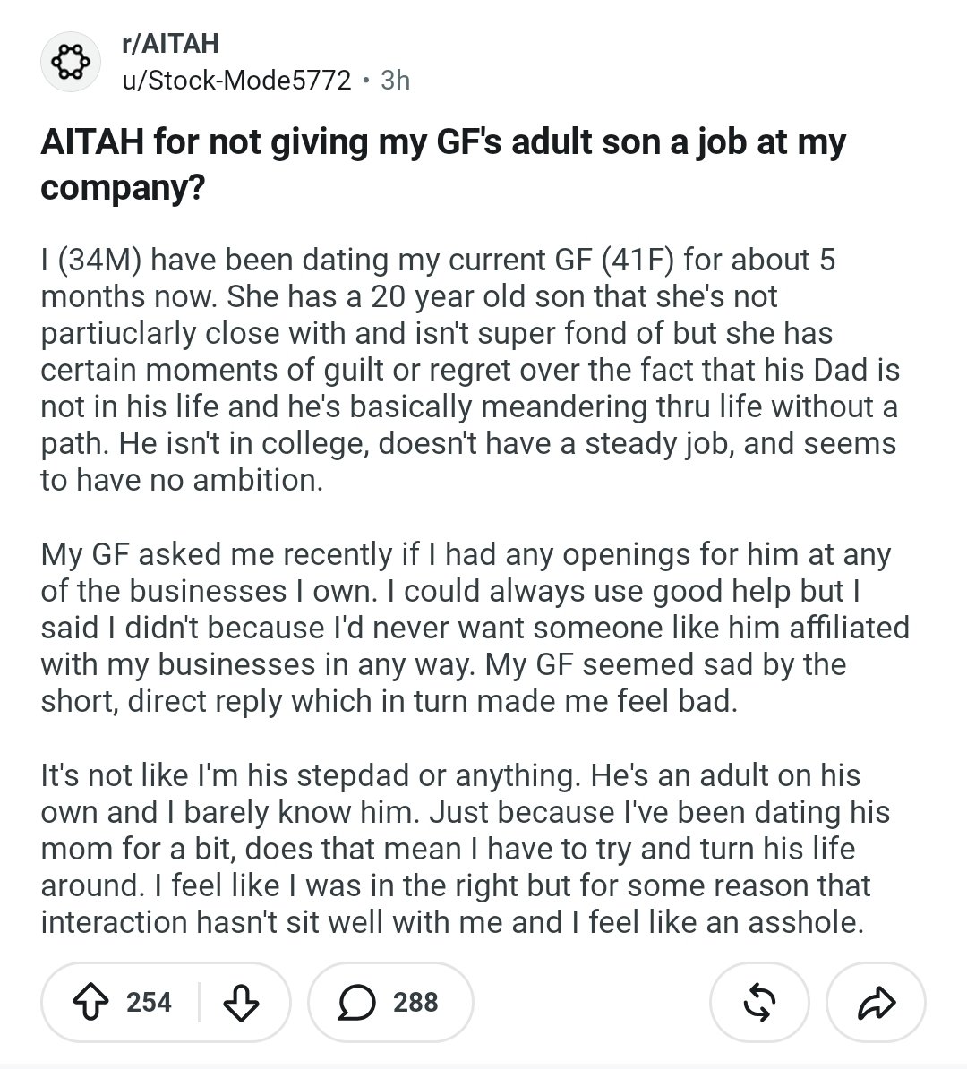 chrisfromthe90z's tweet photo. Sometimes parents cant admit they have loser kids.
Aslo I feel like dating for 5 months doesnt entitle your son to a job. 
What do you guys think? https://t.co/Xh5HqCQoSA