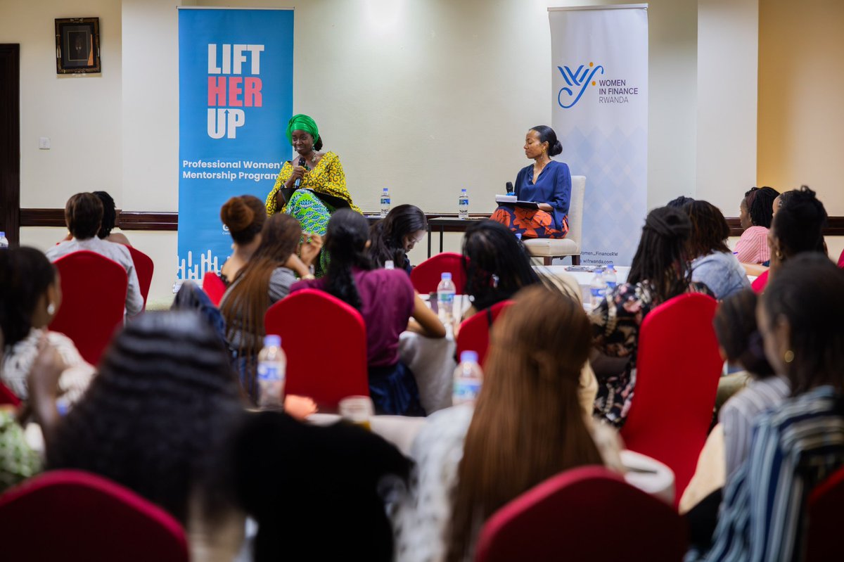 UNDP_Rwanda's tweet photo. This afternoon our ResRep joined young women professionals for an inspiring conversation on aspiring for leadership positions.

@FatmataLSesay shared her professional journey, the leadership lessons she has learned, and the power of women supporting each other. She encouraged participants to focus on the kind of leaders they are becoming and the responsibility they carry toward the people and communities they serve.