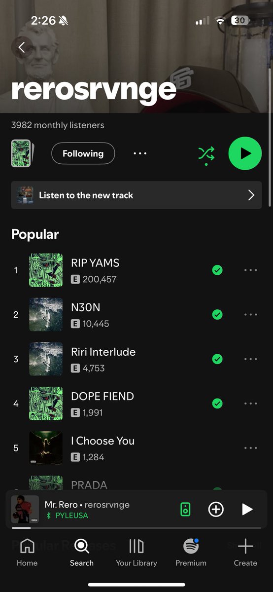 reromyhero's tweet photo. @baccsh0ts You could never fathom 200,000 listens ona song geechie boy go kys 
This ain’t photoshop this ain’t dajeon love
I know you a cracker too geechie boy 
Go fuck on yo papa geechie boy https://t.co/e5quET2RdN