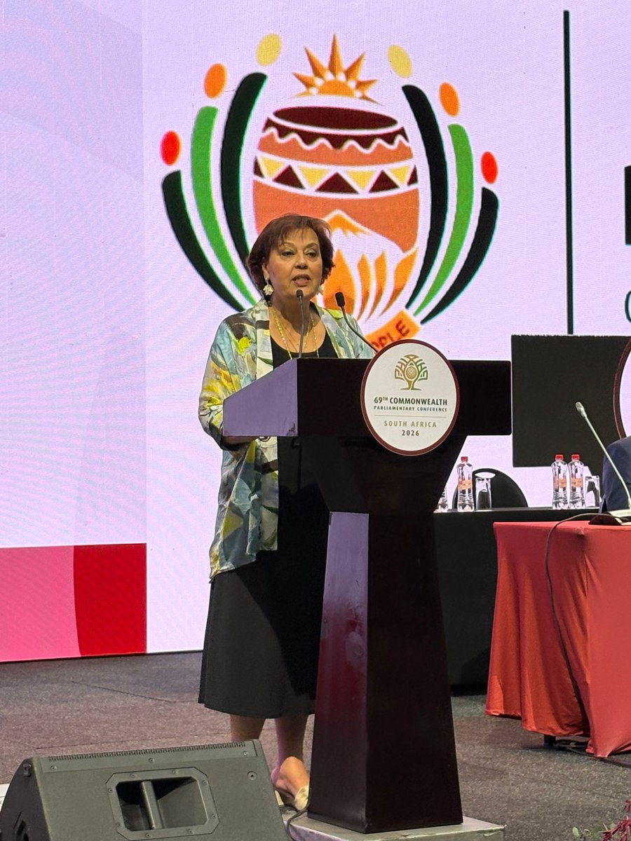 ParlDiplomacy's tweet photo. #CCOM participated in the #69CPC General Assembly, where Chair Alexandra Mendès invited the assembled delegates to attend the 70th Commonwealth Parliamentary Conference #70CPC in Ottawa https://t.co/KYbUrHOimN