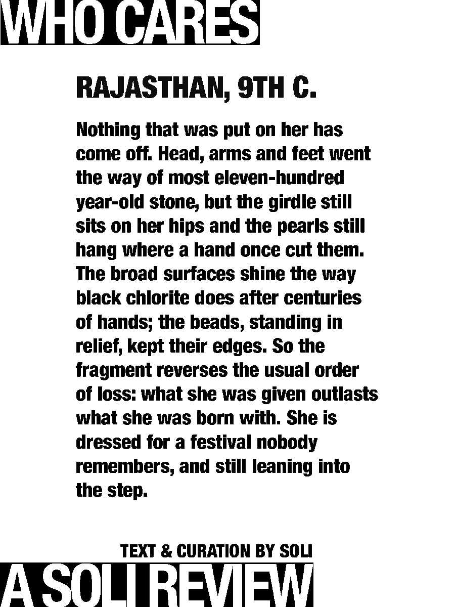 solisolsoli's tweet photo. See what the pearls outlasted · Rajasthan, 9th c. https://t.co/GCHehJSZ5j