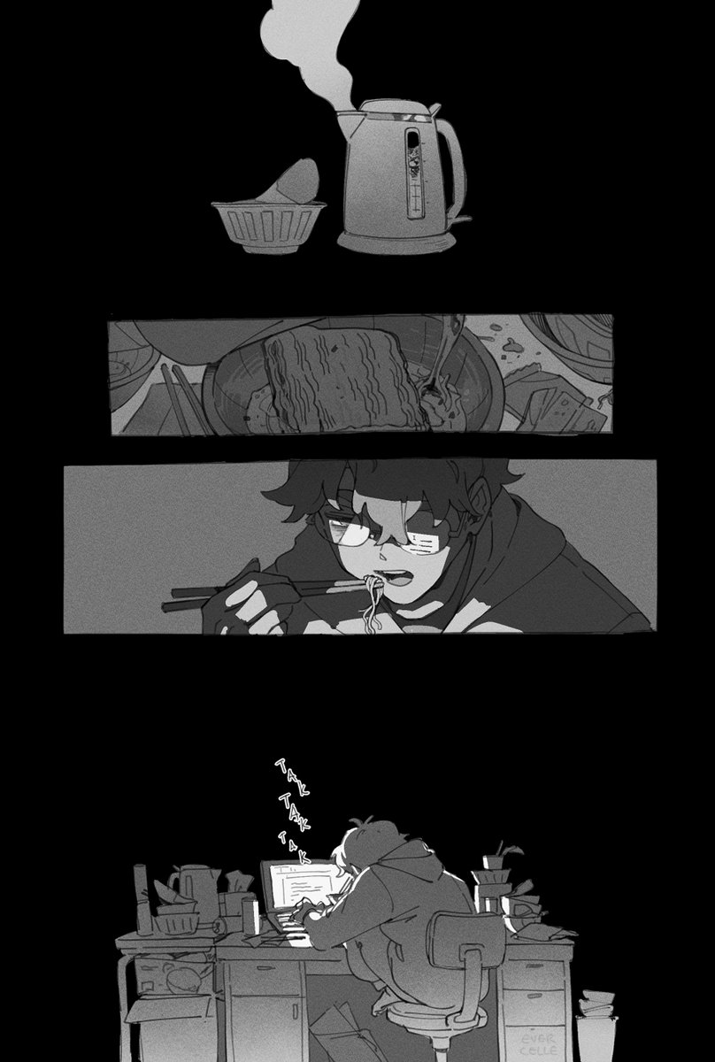 lolevercelle's tweet photo. three bowls of noodles: "...i just didn't realize how much." #moshang https://t.co/TjvMJIgCiq