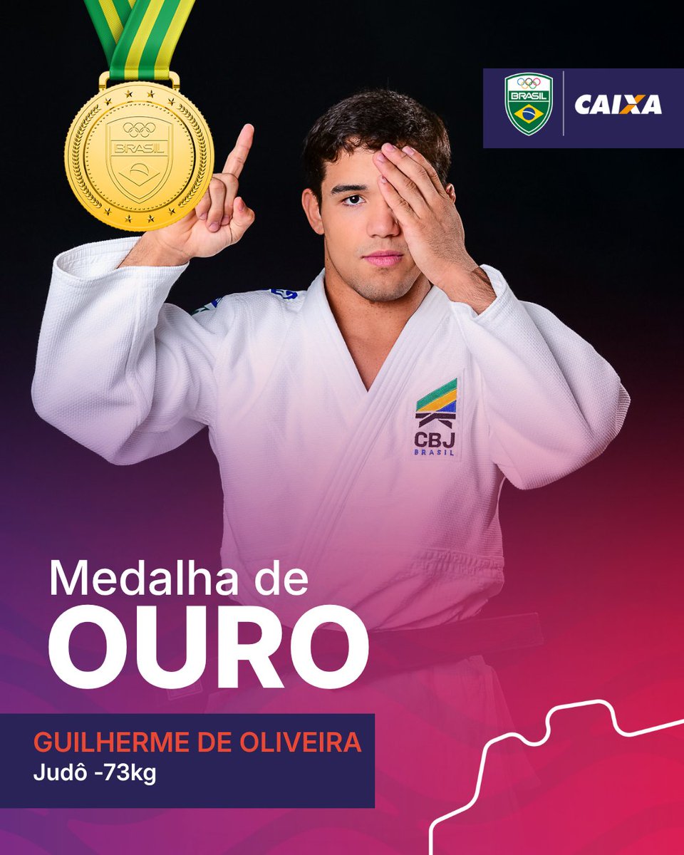 timebrasil's tweet photo. MEDALHAS NO TATAME! 🥋🇧🇷

Nossos medalhistas do primeiro dia de competição:

🥇 Diego Ismael (-60kg), Gui de Oliveira (-73kg), Ronald Lima (-66kg), Ana Soares (+78kg) e Nauana Silva (-70kg) 
🥈 Beatriz Freitas (-78kg)
🥉 Pietra Estrela (-63kg)

#TimeBrasilEmSantaFé #Judô #Caixa https://t.co/6GpQHbdxLb