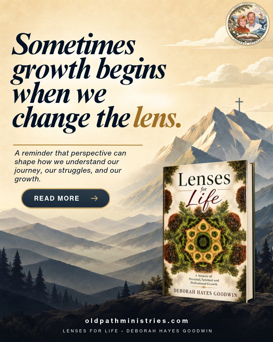BillGAuthor's tweet photo. Sometimes growth begins when we change the lens.

A new perspective can change how we see our journey, challenges, and growth. Discover Lenses for Life by Deborah Hayes Goodwin.

Read more: https://t.co/gDycAmxqMw

#LensesForLife #DeborahHayesGoodwin #PersonalGrowth #Perspective https://t.co/SOryrCfceK