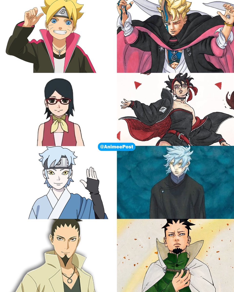 AnimeePost's tweet photo. Boruto glow ups gotta be studied https://t.co/NtzKArq1AP