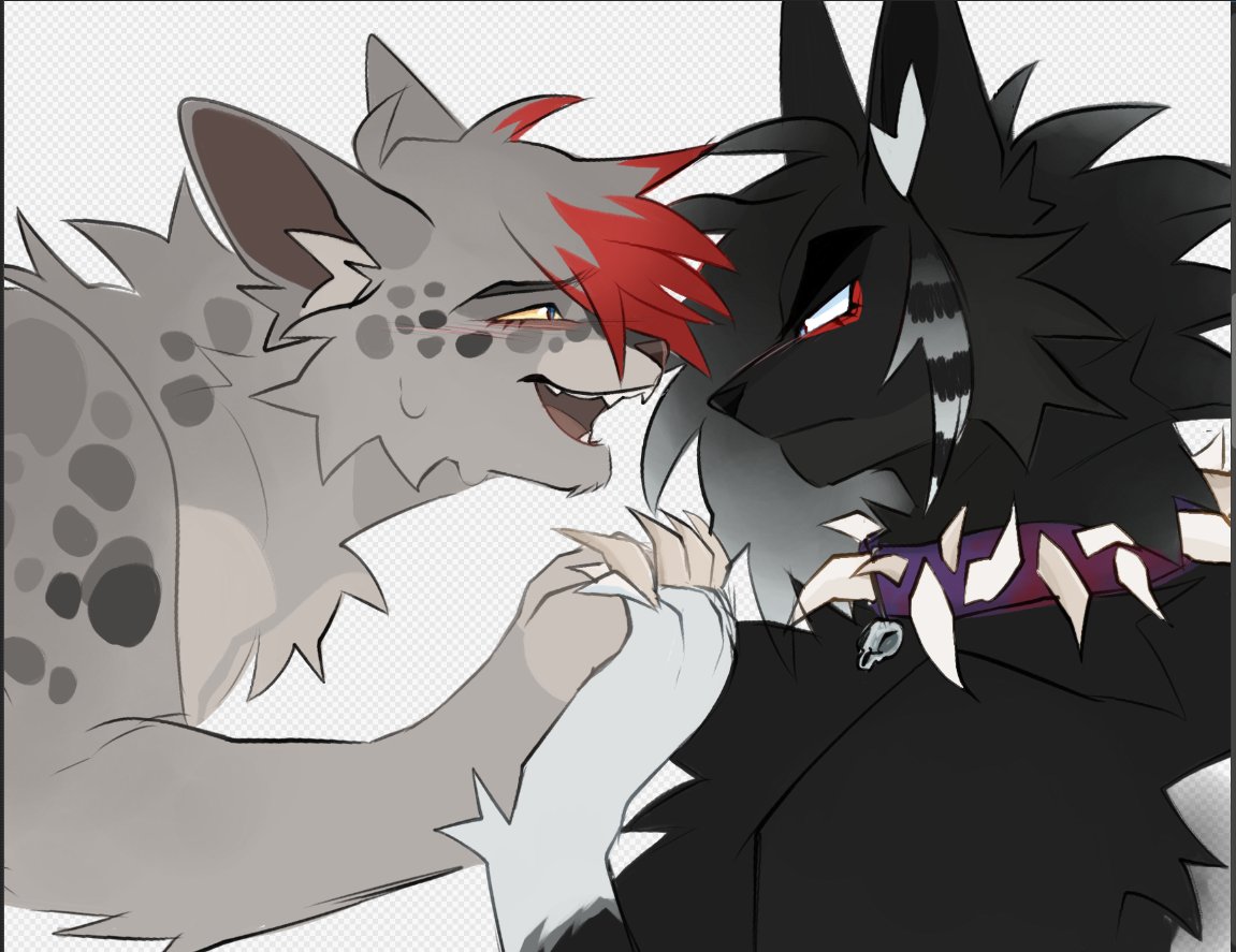 lycancthropy's tweet photo. scourge + ashfur but its 2010 https://t.co/GC9B5pRjC3