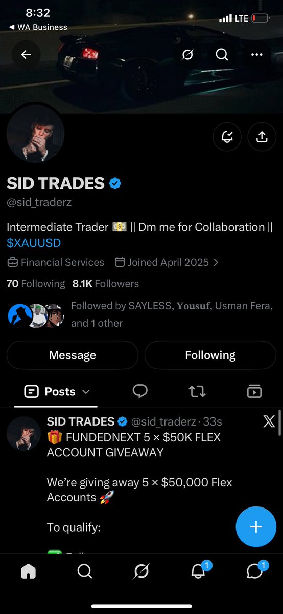 Godons240's tweet photo. @sid_traderz FLEX https://t.co/XJ26FroszS